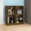 Image de Buffet Marron Miel 70x33x76 Cm Bois Massif De Pin Vidaxl