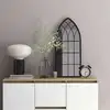 Image de Miroir Noir 70x30 Cm Fer Pour Utilisation À L'intérieur Vidaxl