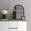 Image de Miroir Noir 60x45 Cm Fer Pour Utilisation À L'intérieur Vidaxl