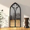 Image de Miroir Noir 100x45 Cm Fer Pour Utilisation À L'intérieur Vidaxl