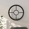 Image de Miroir Noir 40x4 Cm Fer Pour Utilisation À L'intérieur Vidaxl