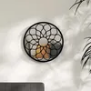 Image de Miroir Noir 60x3 Cm Fer Pour Utilisation À L'intérieur Vidaxl