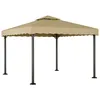 Image de Chapiteau Taupe 3x3 M Aluminium Et Acier Vidaxl