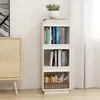 Image de Bibliothèque/séparateur De Pièce Blanc 40x35x103 Cm Pin Massif Vidaxl