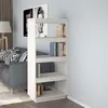 Image de Bibliothèque/séparateur De Pièce Blanc 60x35x135 Cm Pin Massif Vidaxl