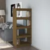Image de Bibliothèque/séparateur De Pièce Marron Miel 60x35x135 Cm Pin Vidaxl