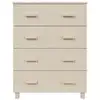 Image de Vidaxl buffet hamar marron miel 79x40x103,5 cm bois massif de pin