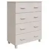 Image de Vidaxl buffet hamar blanc 79x40x103,5 cm bois massif de pin