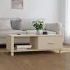 Image de vidaXL Table basse HAMAR Marron miel 100x55x35 cm Bois massif de pin 340452