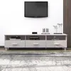 Image de vidaXL Meuble TV HAMAR Blanc 158x40x40 cm Bois massif de pin 340473