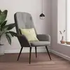 Image de Chaise De Relaxation Gris Clair Velours Vidaxl