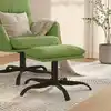 Image de Repose-pied Vert Clair 60x60x36 Cm Velours Vidaxl