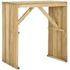 Image de Table De Bar 100x60x110 Cm Bois De Pin Imprégné Vidaxl