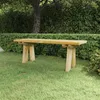 Image de Banc De Jardin 110 Cm Bois De Pin Massif Imprégné Vidaxl