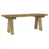 Image de Vidaxl banc de jardin 110 cm bois de pin massif imprégné