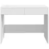 Image de Vidaxl bureau blanc 101x50x76,5 cm aggloméré