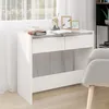 Image de Table Console Blanc 89x41x76,5 Cm Acier Vidaxl