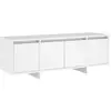 Image de Vidaxl meuble tv blanc 120x30x40,5 cm bois d'ingénierie