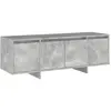 Image de Meuble Tv Gris Béton 120x30x40,5 Cm Bois D'ingénierie Vidaxl
