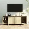 Image de Meuble Tv Chêne Sonoma 130x35x50 Cm Bois D'ingénierie Vidaxl