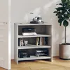 Image de Buffet Gris Béton 70x40,5x75 Cm Bois D'ingénierie Vidaxl