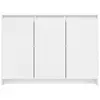 Image de Vidaxl buffet blanc 102x33x75 cm bois d'ingénierie
