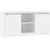 Image de Vidaxl meuble tv blanc 102x37,5x52,5 cm bois d'ingénierie