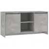 Image de Meuble Tv Gris Béton 102x37,5x52,5 Cm Bois D'ingénierie Vidaxl