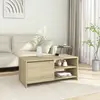 Image de Table Basse Chêne Sonoma 102x50x45 Cm Bois D'ingénierie Vidaxl