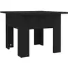 Image de Table Basse Noir 55x55x42 Cm Bois D'ingénierie Vidaxl