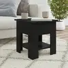 Image de Table Basse Noir 40x40x42 Cm Bois D'ingénierie Vidaxl