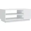 Image de Table Basse Blanc 102x55x43 Cm Bois D'ingénierie Vidaxl