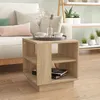 Image de Table Basse Chêne Sonoma 40x40x43 Cm Bois D'ingénierie Vidaxl
