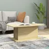 Image de Table Basse Chêne Sonoma 102x55,5x40 Cm Bois D'ingénierie Vidaxl