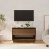 Image de Meuble Tv Chêne Marron 70x41x44 Cm Bois D'ingénierie Vidaxl