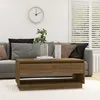 Image de vidaXL Table basse Chêne marron 1025x55x44 cm Bois dingénierie 812980