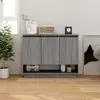 Image de Buffet Sonoma Gris 97x31x75 Cm Bois D'ingénierie Vidaxl