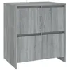 Image de Buffet Sonoma Gris 70x41x75 Cm Bois D'ingénierie Vidaxl