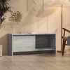 Image de Meuble Tv Sonoma Gris 90x35x40 Cm Bois D'ingénierie Vidaxl