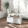 Image de vidaXL Table basse sonoma gris 90x50x415 cm bois dingénierie 813030