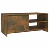 Image de Table basse - Chêne - 102x50x45 cm - Bois dingénierie - Contemporain - Marron