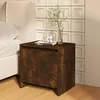 Image de Table De Chevet Chêne Fumé 45x34x44,5 Cm Bois D'ingénierie Vidaxl