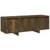 Image de Meuble Tv Chêne Fumé 120x30x40,5 Cm Bois D'ingénierie Vidaxl