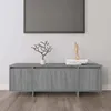 Image de Meuble Tv Sonoma Gris 120x30x40,5 Cm Bois D'ingénierie Vidaxl