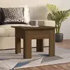 Image de Table Basse Chêne Marron 55x55x42 Cm Bois D'ingénierie Vidaxl