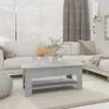 Image de vidaXL Table basse sonoma gris 102x55x42 cm bois dingénierie 813075