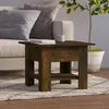 Image de Table Basse Chêne Fumé 55x55x42 Cm Bois D'ingénierie Vidaxl