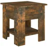 Image de Table Basse Chêne Fumé 40x40x42 Cm Bois D'ingénierie Vidaxl