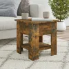 Image de vidaXL Table basse Chêne fumé 40x40x42 cm Bois dingénierie 813080