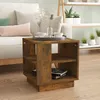 Image de Table Basse Chêne Fumé 40x40x43 Cm Bois D'ingénierie Vidaxl